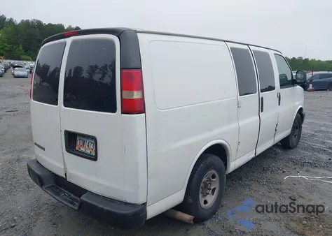 2008 Chevrolet Express Work Van from USA, damaged, VIN 1GCGG25C181163349